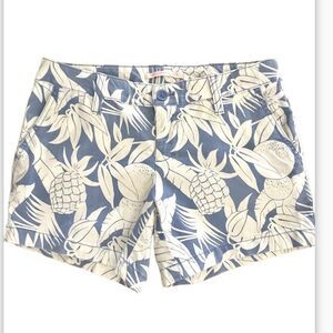 Victoria’s Secret blue white pineapple pattern shorts
